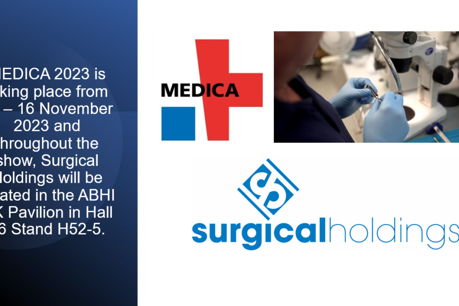 Surgical Holding is attending MEDICA in Novenmber 2023